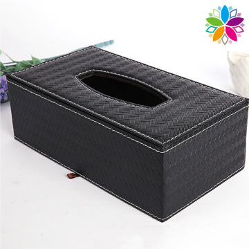 Rectangle Weave Design Kunstleder Tissue Box (ZJH062)